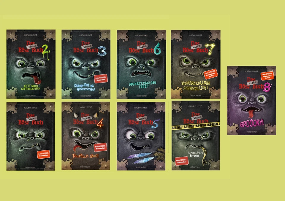 Das kleine Böse Buch 1 + 2 + 3 + 4 + 5 + 6 + 7 + 8  Spezial IM SET - Magnus Myst - Bild 1 von 1