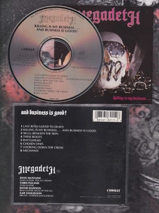 CD MEGADETH Killing Is My Business 1985 w/These Boots Combat 88561-8015-2 Nimbus - Imagen 1 de 1
