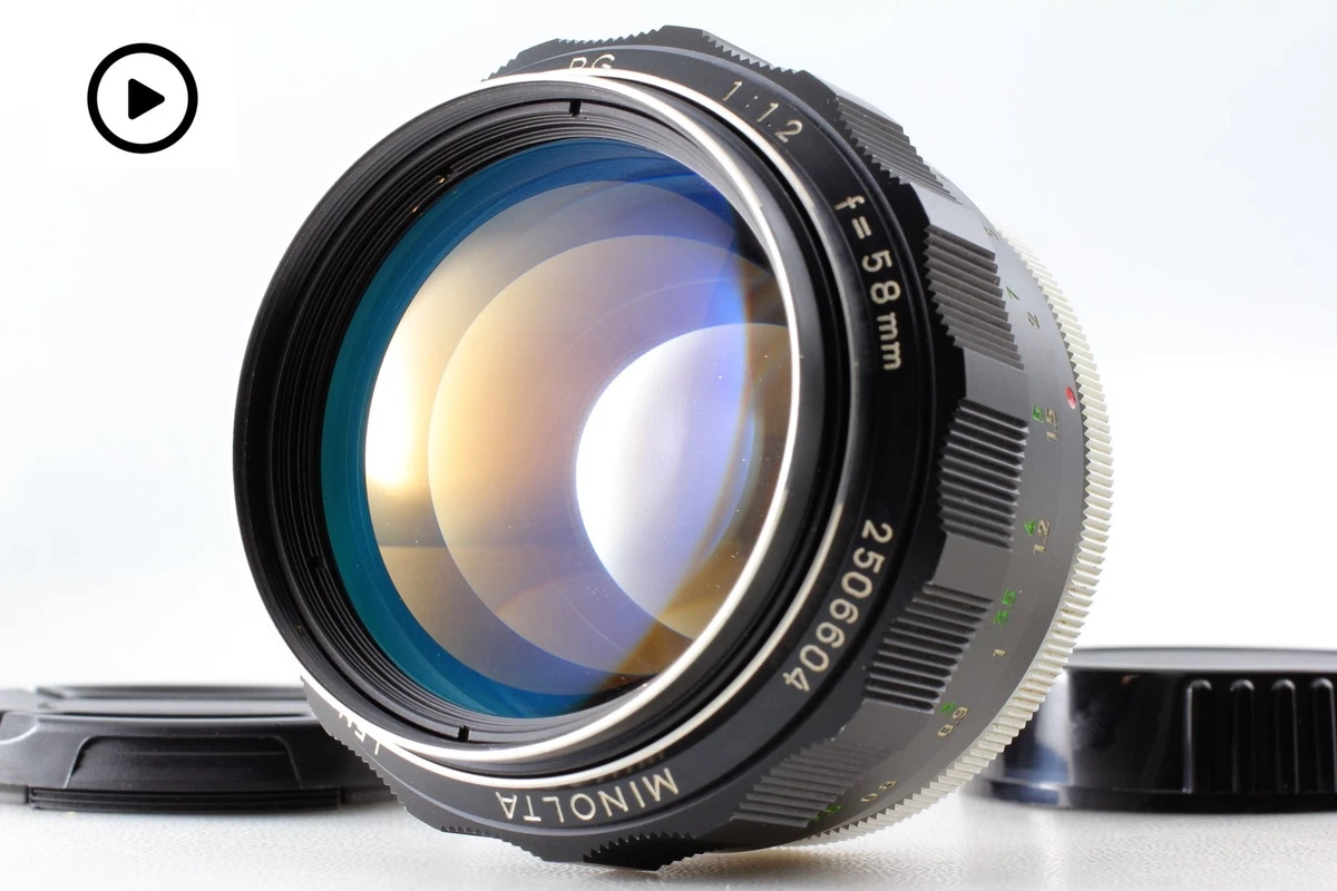 Minolta f/1.2 58mm Focal Camera Lenses for sale | eBay