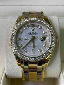 Rolex Day-Date Tridor Masterpiece 39MM Ref. R18948 Meteorite Diamond Dial  - Picture 1 of 3
