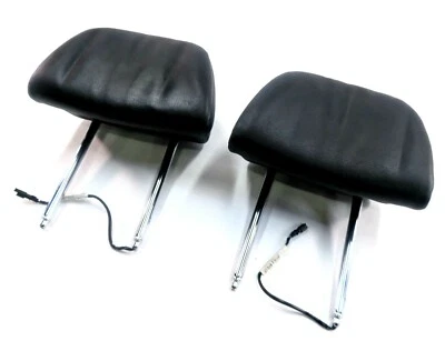 BMW 550i (F10) 2011 juego de reposacabezas asiento confort delantero izquierdo y derecho (cuero negro) Foto 1 de 4