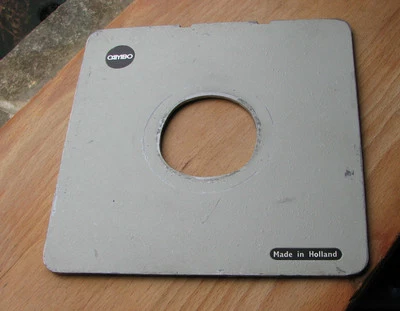 Cambo & SC Monorail 10x8 5x4 lens board  compur 2 ,  52mm irregular  hole - Image 1 of 3