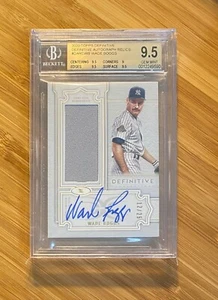 2020 Topps Definitive Auto Game-Used Relic WADE BOGGS #12/25 BGS 9.5 YANKEES - Picture 1 of 4