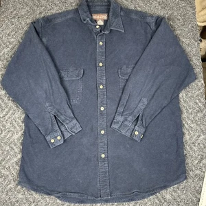 Moose Creek Chamois Shirt Men’s 2XL Blue Flannel Heavy Outdoor  - Picture 1 of 5