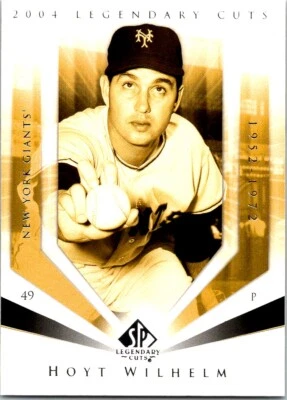 2004 SP Legendary Cuts Hoyt Wilhelm New York Giants #51 - Image 1 of 2