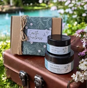 CALENDULA + HONEYSUCKLE - Hand care skincare gift set. VEGAN. NATURAL SKINCARE - Picture 1 of 1