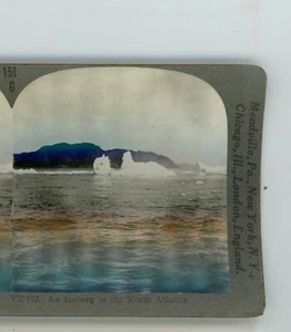 An Iceberg in the North Atlantic Keystone Stereoview - Picture 1 of 4