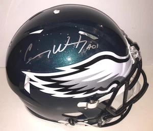 Carson Wentz Autographed Eagles Proline SPEED Authentic Helmet signed Becket BAS - Picture 1 of 3