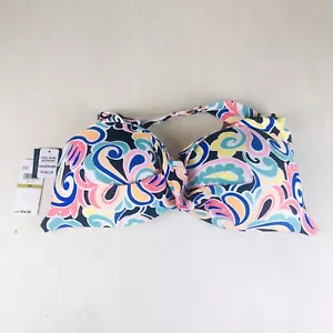 Island Escape Women's Gemini Push-Up Bikini Top Size 14 Full Bust Support - Picture 1 of 4