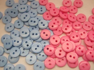 25 kleine Nähknöpfe 10 mm für Baby Mädchen, Baby Jungen Kleidung Shirts & Blusen - Bild 1 von 7