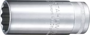 Stahlwille 02420035 Silver Alloy Steel 3/8 46a 12pt Drive Sockets Deep Size19/32 - Picture 1 of 1
