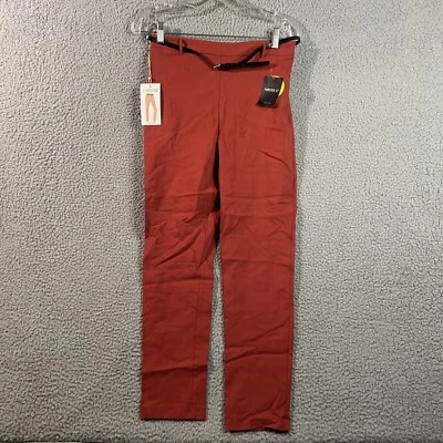 Forever 21 Pants Womens Large Orange Harper Skinny Belt Outdoor Stretch 30x26 - Image 1 of 4