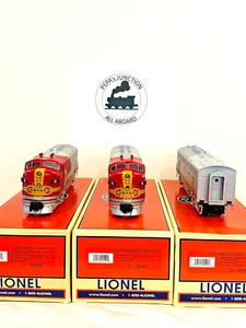 LIONEL6-14588 #1 SANTA FE~TMCC~F3-ABA~RS & CREW TALK BLT-2005 MIB - Picture 1 of 10