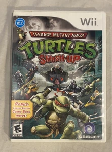 Teenage Mutant Ninja Turtles: Smash-Up (Nintendo Wii, 2009) Complete w/Comic CIB - Picture 1 of 4