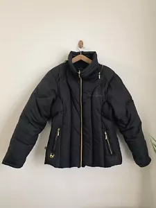 Giubbotto piumino nero bambino Phat con cappuccio staccabile taglia large donna cappotto - Foto 1 di 14