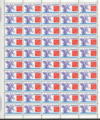 Canada 649 - 1974 UPU sheet of 50, 15 cent value catalogs $67.50. [ 89 - Image 1 of 2