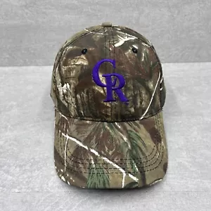 Colorado ROCKIES Hat Baseball Ball Cap ADJUSTABLE Camo Camouflage Embroidered - Picture 1 of 8