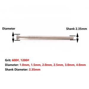 1.0mm-4.0mm Diamond Grinding Head Burr Bits Shank 2.35mm For Dremel Rotary Tools - Bild 1 von 5
