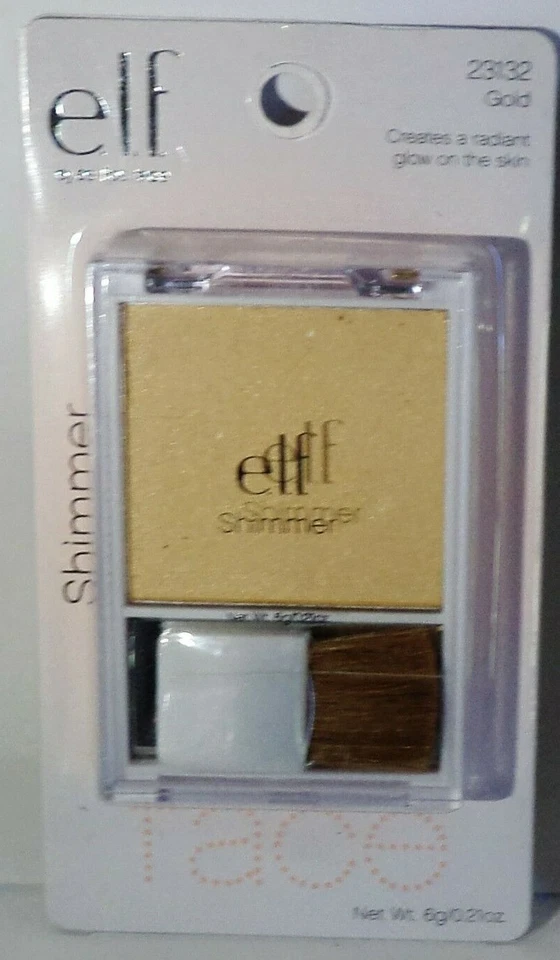 1 e.l.f.  FACE SHIMMER A Radiant Glow Illuminating Face GOLD #23132 NEW IN PKG - Image 1 of 1