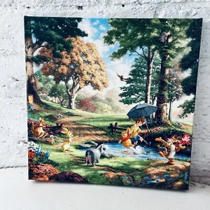 Thomas Kinkade Studios Winnie the Pooh Gallery Wrapped Canvas Disney - Picture 1 of 9