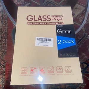 2Pack Tempered Glass Screen Protector For Samsung Galaxy Tab - Picture 1 of 2