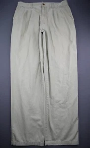 Pantalones chinos vintage para hombre Bugle niño ajuste cómodo caqui talla 36x32 (MSR 35x30) - Imagen 1 de 10