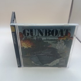 Gunboat TurboGrafx-16, 1992, Original Case, Manual, Game