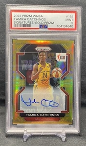2022 Prizm WNBA W25 Prizm Signatures Gold Tamika Catchings /10 PSA 9 ** POP 2 ** - Picture 1 of 2