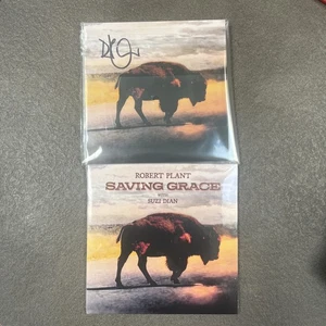 Robert Plant Saving Grace CD ✨️SIGNED Art Card SENTSAMEDAY  - Picture 1 of 5