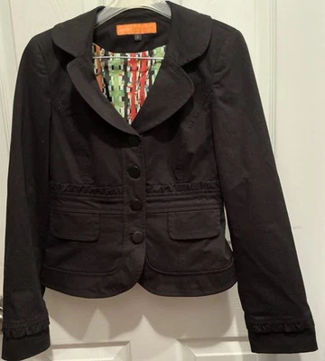 Chaqueta negra para mujer de CYNTHIA CYNTHIA STEFFE talla 2 Foto 1 de 3