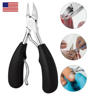 Stainless Professional Extra Large Toe Nail Clippers For Thick Nail Heavy Duty - Image 1 of 4