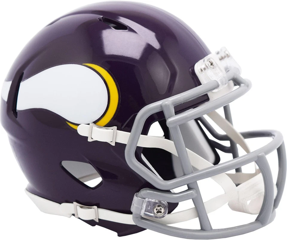 Minicasco de velocidad retroceso Minnesota Vikings Riddell 1961-1979 Foto 1 de 1