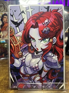 Sonja Reborn #1 ANACATHIE Blue Virgin Comic Traders 616 Comics Exclusive LE 500 - Picture 1 of 2