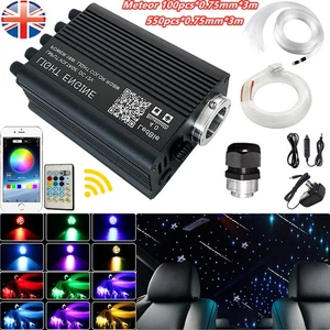 650pcs Meteor Fiber Optic Car Home Headliner Twinkle Shooting Star Light kit - Picture 1 of 12
