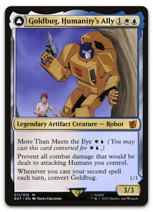 Goldbug, Humanity's Ally #11 (NM) Transformers BOT Magic MTG - Picture 1 of 2