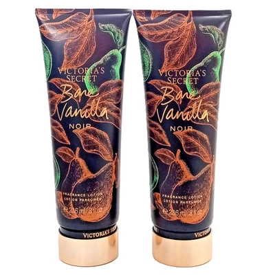 LOCIÓN CORPORAL VICTORIA’S SECRET BARE VAINILLA NOIR 8 OZ. JUEGO DE 2 PIEZAS INTERIOR PRECINTADO Foto 1 de 4