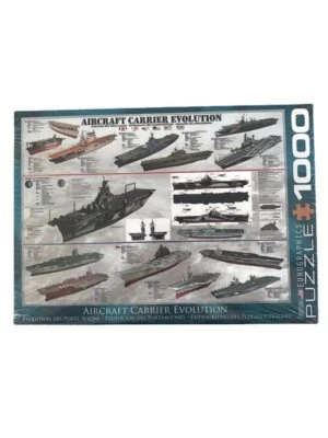Puzzle Aircraft Carrier Evolution EuroGraphics | 1000-Pieces New Ship Military - Image 1 of 4