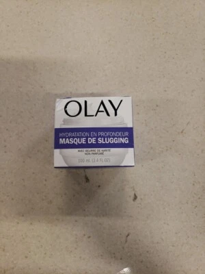 Mascarilla Slugging Olay Deep Moisture con manteca de karité, sin fragancia, 3,4 oz Foto 1 de 2