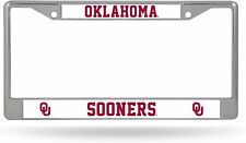 Oklahoma Sooners Chrome License Plate Frame University of