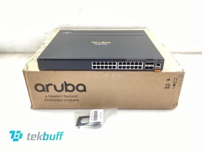 HPE Aruba 6300M 24-Port SFP56 Switch - Managed, Rack-Mountable - JL664A - Image 1 of 4