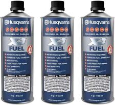 Husqvarna XP Pre-Mixed Fuel and Engine Oil Quart (3 Pack),Blue