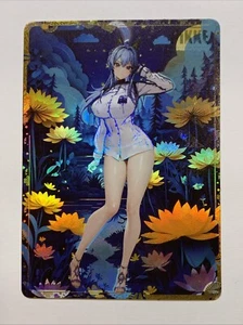 Helm Aquamarine Nikke Goddess Of Victory Girl Sexy Card Holo Anime Rare Alt Art - Picture 1 of 9