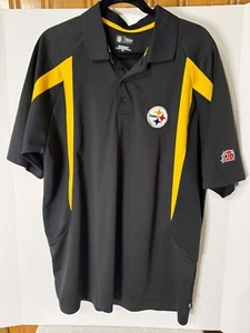 Ropa del equipo NFL Pittsburgh Steelers Polo Negro - Talla XL - Imagen 1 de 6