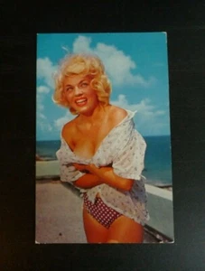 PIN-UP GIRL POSTCARD VINTAGE "DEVASTATING DISARRAY" KOPPEL COLOR POST1969 FNC-58 - Picture 1 of 2
