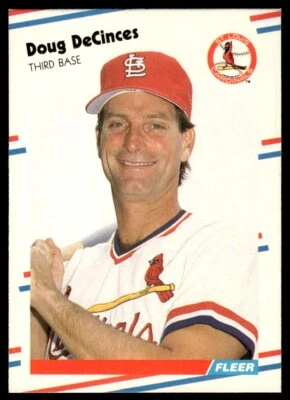 1988 Fleer Baseball Card Doug DeCinces St. Louis Cardinals #31 - Image 1 of 2