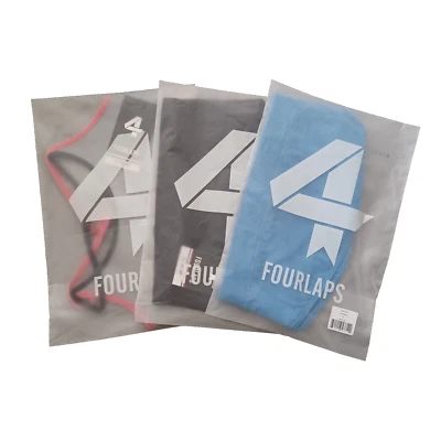 Four Laps Sports Bra S Black Gray Blue Lot Of 3 Vitality Poise Longline Solo NWT - Image 1 of 4