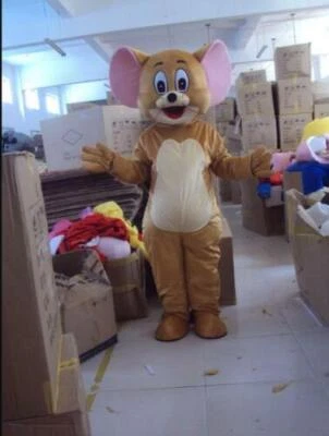 Lo último Tom Cat y Jerry Mouse Mascota Disfraces Dibujos Animados Disfraz Fiesta Vestido Elegante Foto 1 de 4