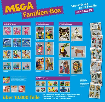 Mini Stecksystem Mega Familien-Box ca. 10.000 Teile Nr. 41289 - Bild 1 von 3