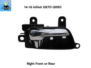 806701BA0B 14 15 16 Infiniti QX80 QX70 QX50 Right Front or Rear Door Handle OEM - Picture 1 of 10