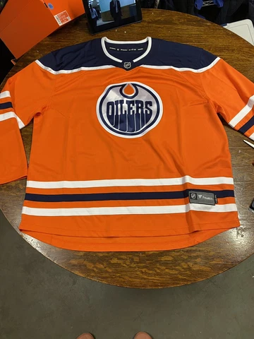 NWT Edmonton Oilers Fanatics NHL Premier Hockey Jersey - Men's 3XL Sweater Cover